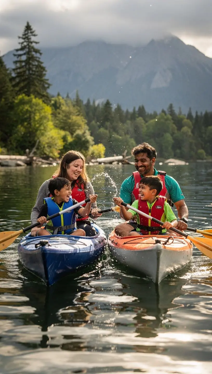 Zbliżenie na mapę szlaku turystycznego z zaznaczonymi punktami widokowymi i trasą.