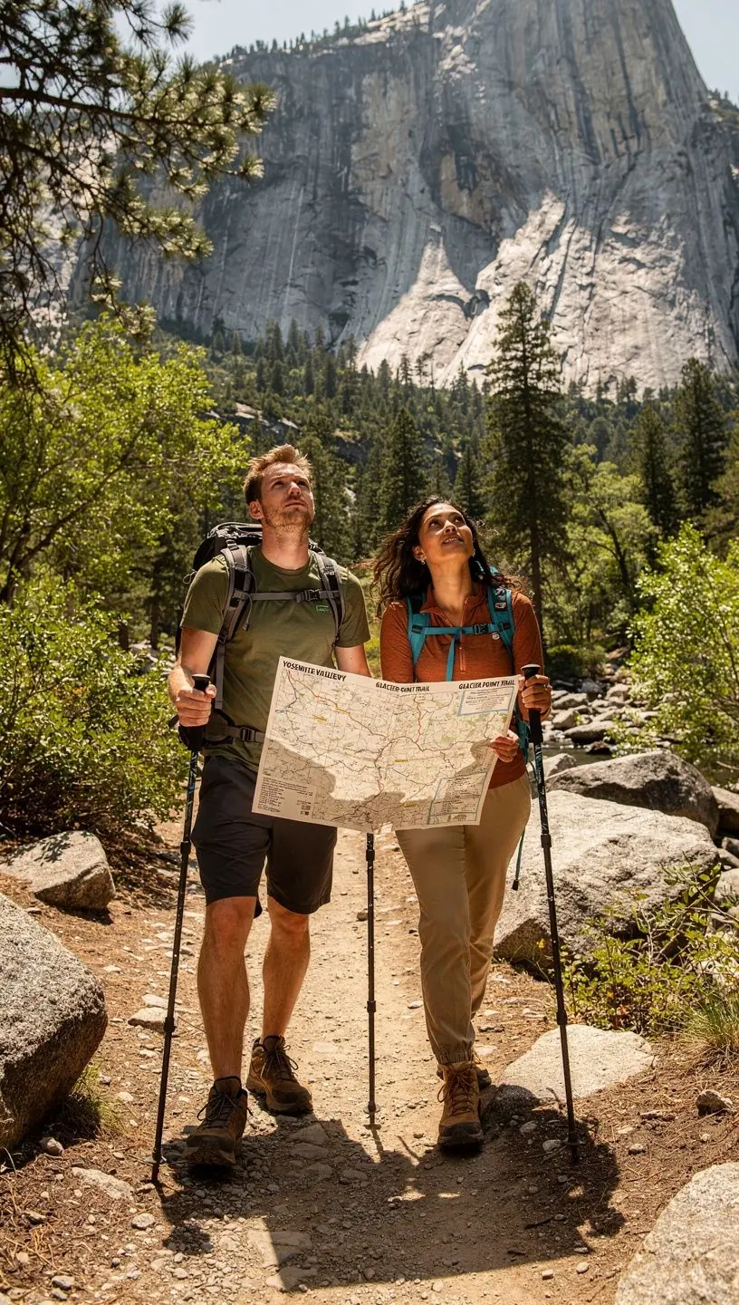 Turysta robiący zdjęcia dzikiej przyrody w parku podczas wędrówki.