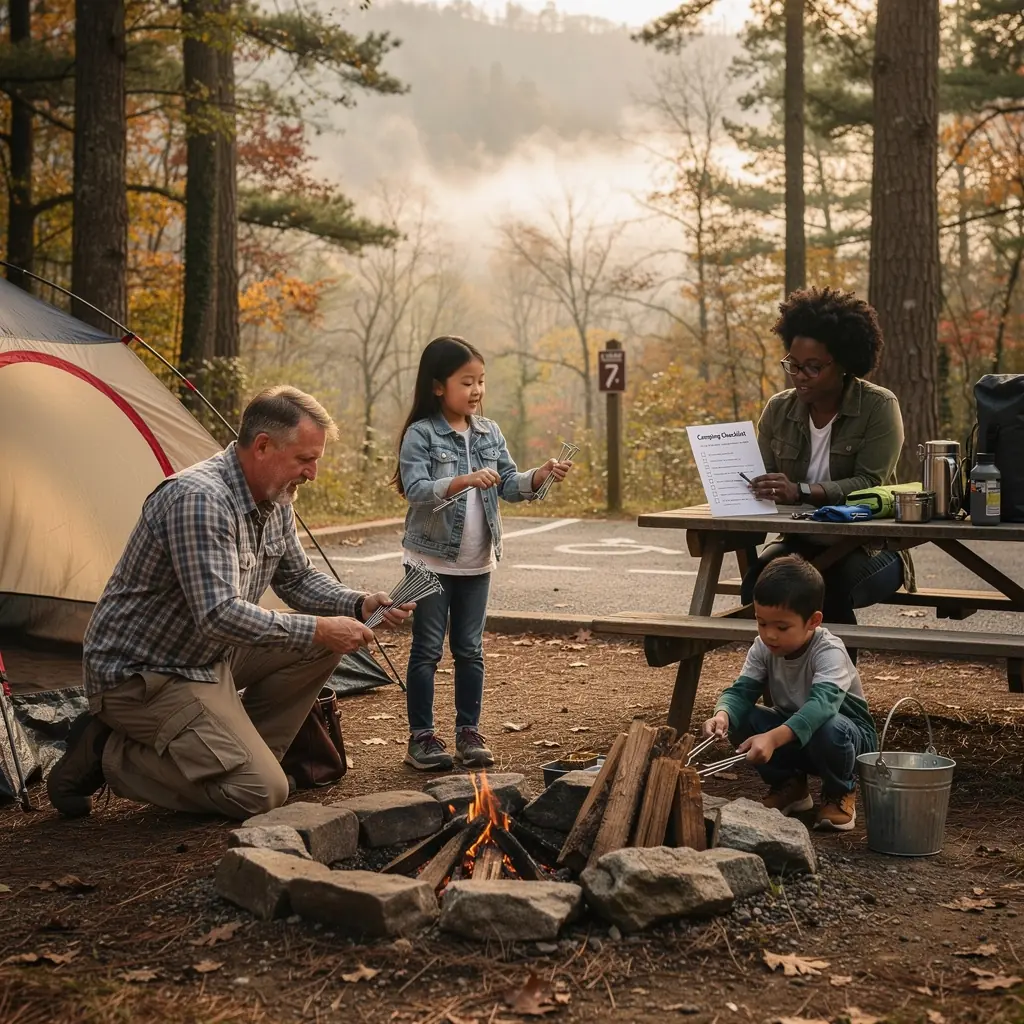 Przewodnik turystyczny pokazujący grupie turystów rośliny i zwierzęta w ich naturalnym środowisku.